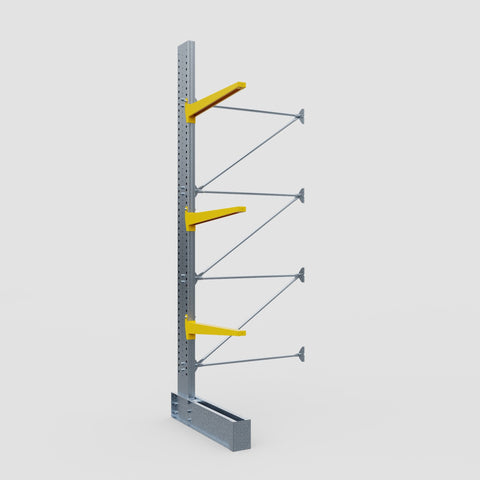 Cantilever Rack - Single Sided - Ultra Heavy Duty - Powder Coated - Add-On Bay - Height 4877mm