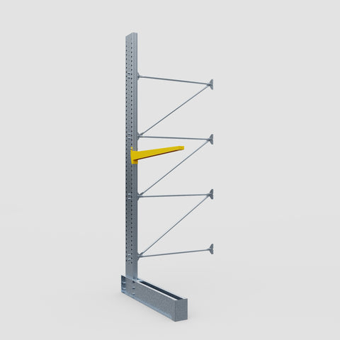 Cantilever Rack - Single Sided - Heavy Duty - Powder Coated - Add-On Bay - Height 4572mm