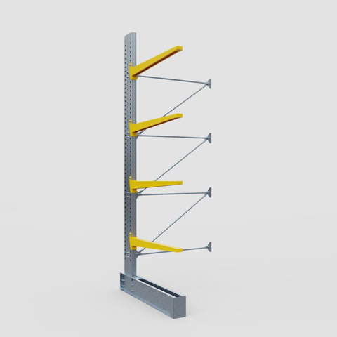 Cantilever Rack - Single Sided - Super Heavy Duty - Powder Coated - Add-On Bay - Height 4877mm