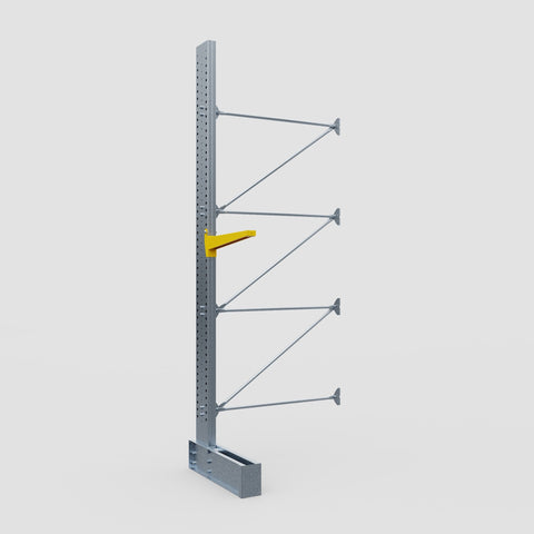 Cantilever Rack - Single Sided - Ultra Heavy Duty - Powder Coated - Add-On Bay - Height 4877mm