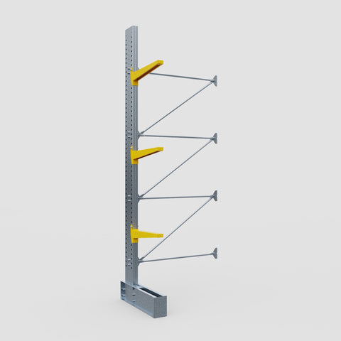 Cantilever Rack - Single Sided - Super Heavy Duty - Powder Coated - Add-On Bay - Height 4877mm