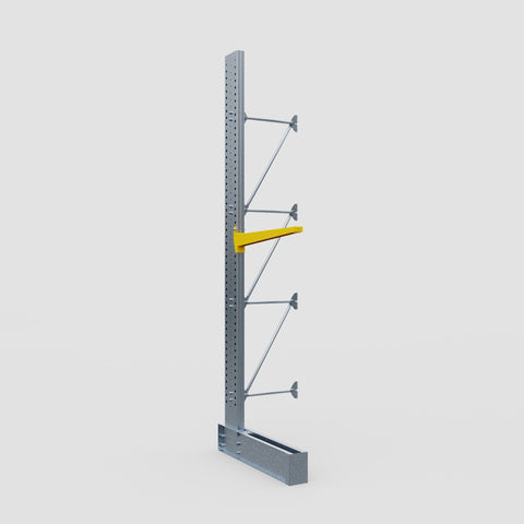 Cantilever Rack - Single Sided - Ultra Heavy Duty - Powder Coated - Add-On Bay - Height 4877mm