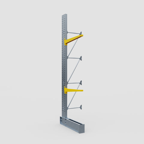 Cantilever Rack - Single Sided - Super Heavy Duty - Powder Coated - Add-On Bay - Height 4877mm