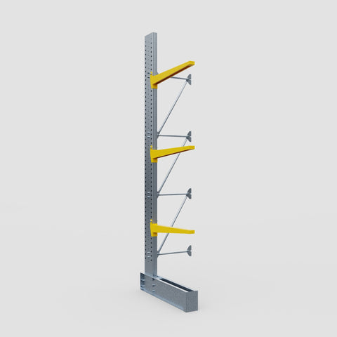Cantilever Rack - Single Sided - Ultra Heavy Duty - Powder Coated - Add-On Bay - Height 4877mm