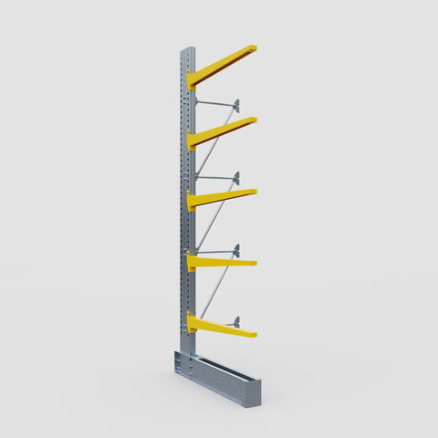 Cantilever Rack - Single Sided - Ultra Heavy Duty - Powder Coated - Add-On Bay - Height 4877mm