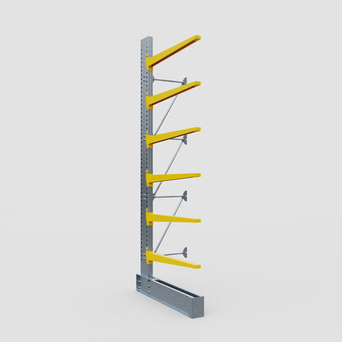 Cantilever Rack - Single Sided - Heavy Duty - Powder Coated - Add-On Bay - Height 4572mm