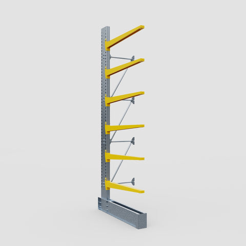 Cantilever Rack - Single Sided - Super Heavy Duty - Powder Coated - Add-On Bay - Height 4877mm
