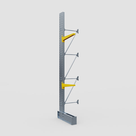 Cantilever Rack - Single Sided - Ultra Heavy Duty - Powder Coated - Add-On Bay - Height 4877mm