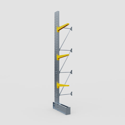 Cantilever Rack - Single Sided - Ultra Heavy Duty - Powder Coated - Add-On Bay - Height 4877mm