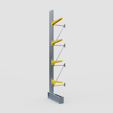 Cantilever Rack - Single Sided - Heavy Duty - Powder Coated - Add-On Bay - Height 4572mm