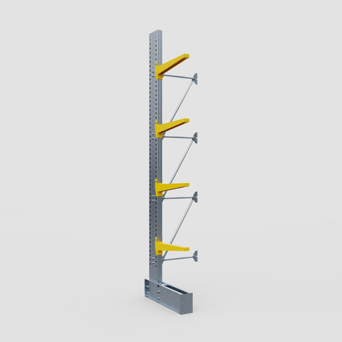 Cantilever Rack - Single Sided - Super Heavy Duty - Powder Coated - Add-On Bay - Height 4877mm