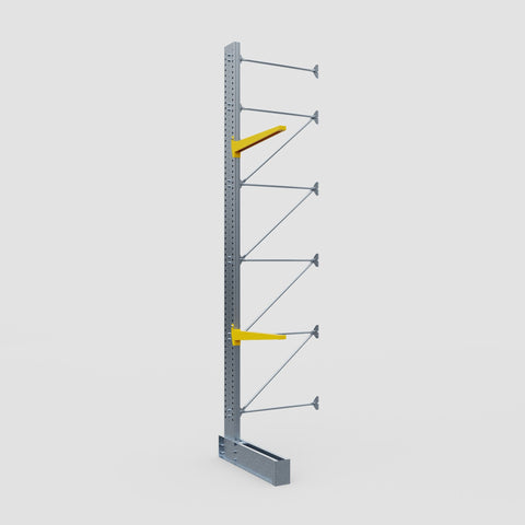 Cantilever Rack - Single Sided - Super Heavy Duty - Powder Coated - Add-On Bay - Height 5791mm
