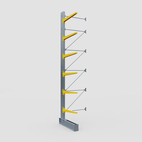 Cantilever Rack - Single Sided - Super Heavy Duty - Powder Coated - Add-On Bay - Height 5791mm
