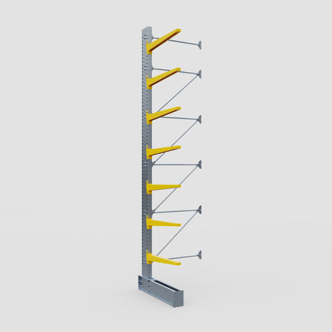 Cantilever Rack - Single Sided - Super Heavy Duty - Powder Coated - Add-On Bay - Height 5791mm