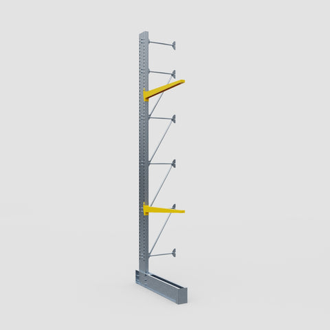 Cantilever Rack - Single Sided - Super Heavy Duty - Powder Coated - Add-On Bay - Height 5791mm