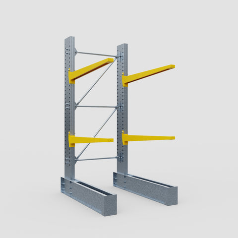 Cantilever Rack - Single Sided - Heavy Duty - Powder Coated - Full Bay - Height 3048mm