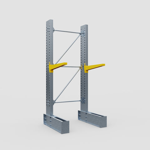 Cantilever Rack - Single Sided - Super Heavy Duty - Powder Coated - Full Bay - Height 4267mm