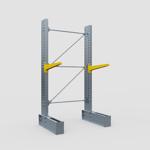 Cantilever Rack - Single Sided - Ultra Heavy Duty - Powder Coated - Full Bay - Height 4267mm