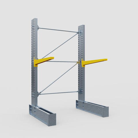 Cantilever Rack - Single Sided - Super Heavy Duty - Powder Coated - Full Bay - Height 4267mm