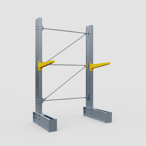 Cantilever Rack - Single Sided - Heavy Duty - Powder Coated - Full Bay - Height 3048mm