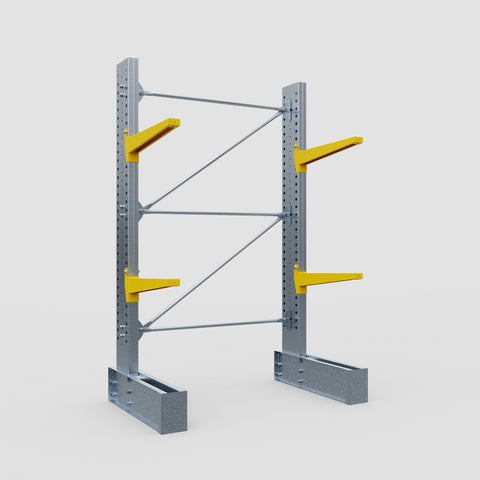 Cantilever Rack - Single Sided - Super Heavy Duty - Powder Coated - Full Bay - Height 4267mm