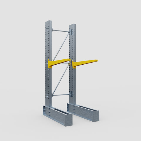 Cantilever Rack - Single Sided - Heavy Duty - Powder Coated - Full Bay - Height 3048mm