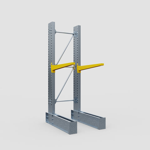 Cantilever Rack - Single Sided - Super Heavy Duty - Powder Coated - Full Bay - Height 4267mm