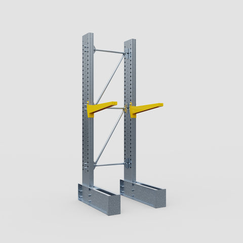 Cantilever Rack - Single Sided - Heavy Duty - Powder Coated - Full Bay - Height 3048mm