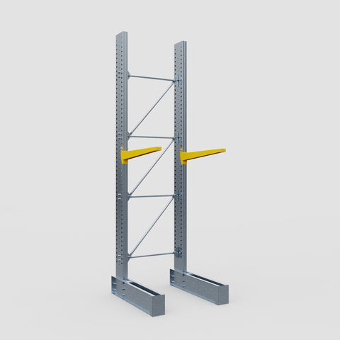 Cantilever Rack - Single Sided - Heavy Duty - Powder Coated - Full Bay - Height 4572mm