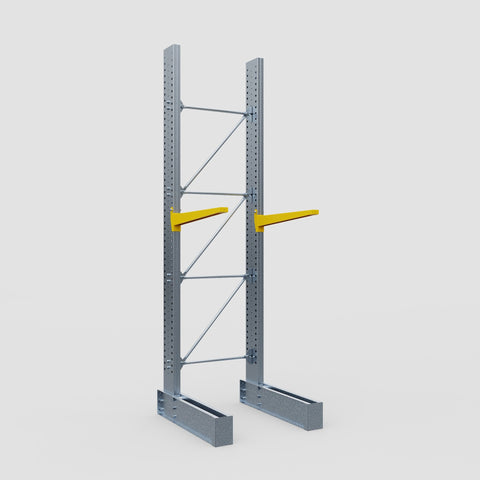Cantilever Rack - Single Sided - Ultra Heavy Duty - Powder Coated - Full Bay - Height 4877mm