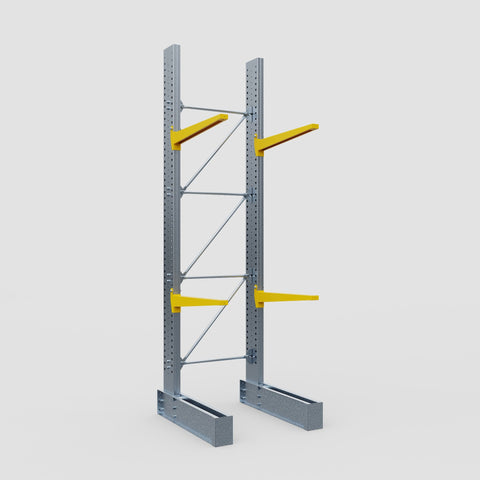 Cantilever Rack - Single Sided - Ultra Heavy Duty - Powder Coated - Full Bay - Height 4877mm