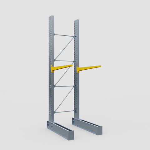 Cantilever Rack - Single Sided - Heavy Duty - Powder Coated - Full Bay - Height 4572mm