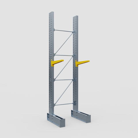 Cantilever Rack - Single Sided - Ultra Heavy Duty - Powder Coated - Full Bay - Height 4877mm