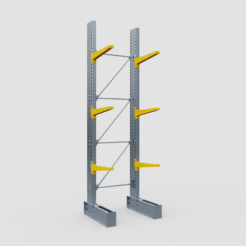 Cantilever Rack - Single Sided - Heavy Duty - Powder Coated - Full Bay - Height 4572mm