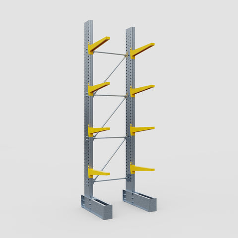 Cantilever Rack - Single Sided - Ultra Heavy Duty - Powder Coated - Full Bay - Height 4877mm