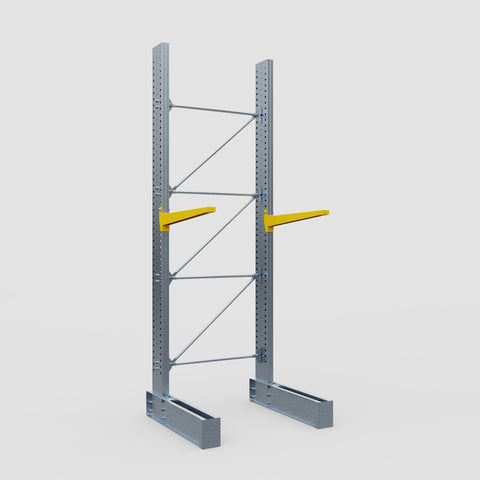 Cantilever Rack - Single Sided - Super Heavy Duty - Powder Coated - Full Bay - Height 4877mm