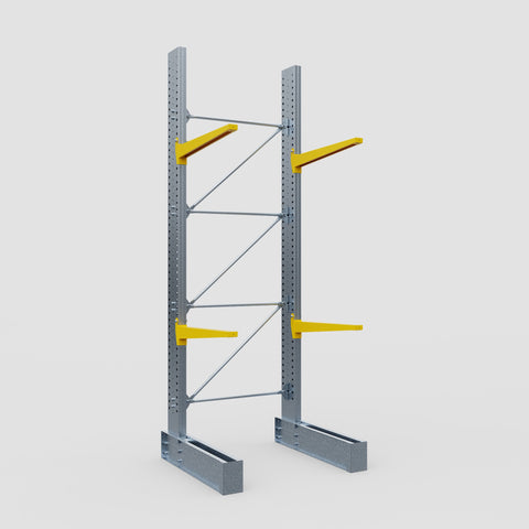 Cantilever Rack - Single Sided - Heavy Duty - Powder Coated - Full Bay - Height 4572mm