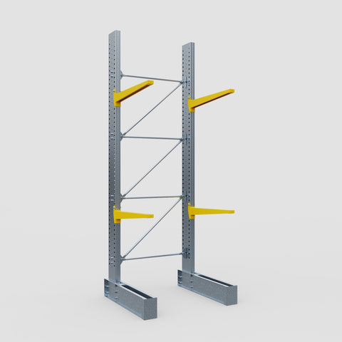 Cantilever Rack - Single Sided - Super Heavy Duty - Powder Coated - Full Bay - Height 4877mm