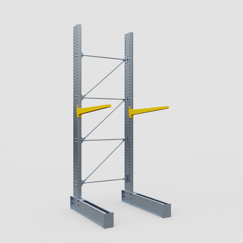 Cantilever Rack - Single Sided - Heavy Duty - Powder Coated - Full Bay - Height 4572mm