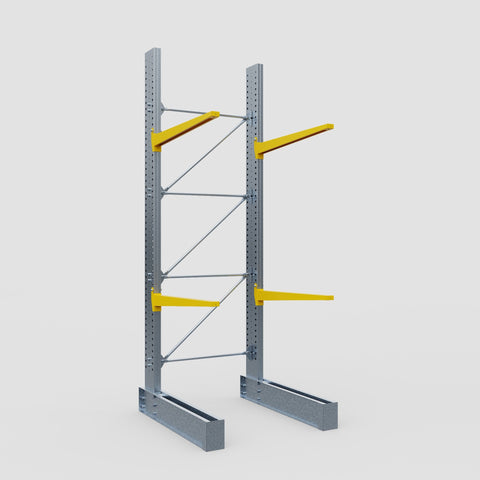 Cantilever Rack - Single Sided - Ultra Heavy Duty - Powder Coated - Full Bay - Height 4877mm