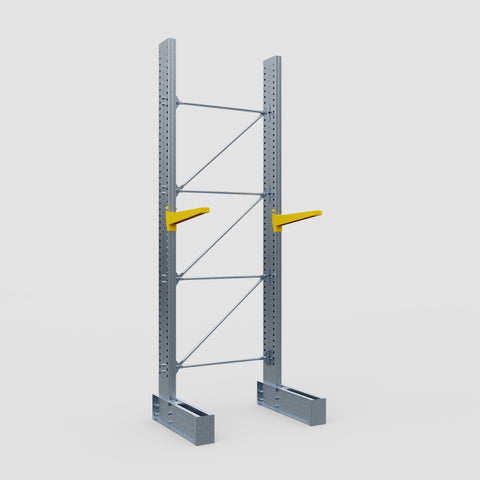 Cantilever Rack - Single Sided - Heavy Duty - Powder Coated - Full Bay - Height 4572mm