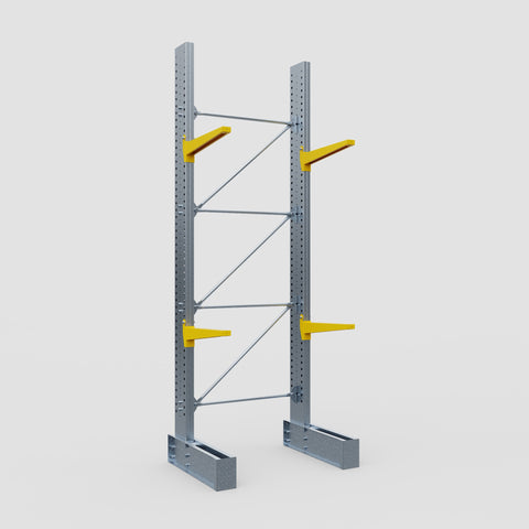 Cantilever Rack - Single Sided - Heavy Duty - Powder Coated - Full Bay - Height 4572mm