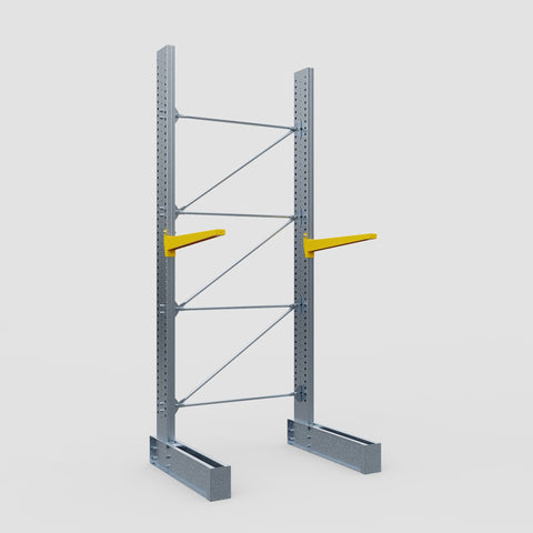 Cantilever Rack - Single Sided - Super Heavy Duty - Powder Coated - Full Bay - Height 4877mm