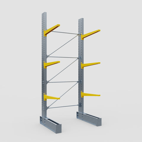 Cantilever Rack - Single Sided - Heavy Duty - Powder Coated - Full Bay - Height 4572mm