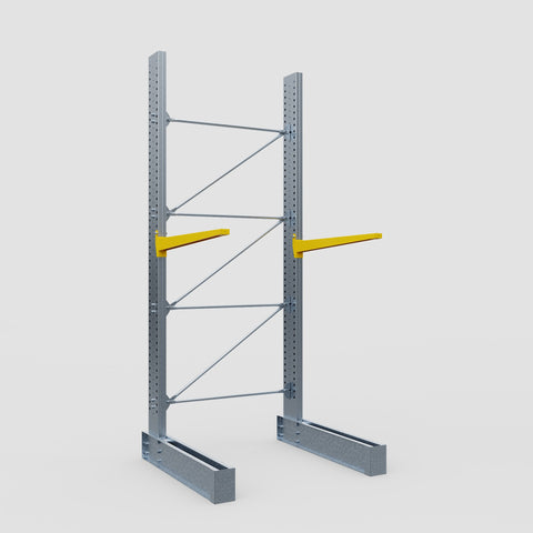 Cantilever Rack - Single Sided - Heavy Duty - Powder Coated - Full Bay - Height 4572mm