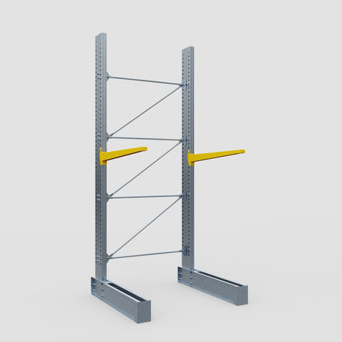 Cantilever Rack - Single Sided - Super Heavy Duty - Powder Coated - Full Bay - Height 4877mm