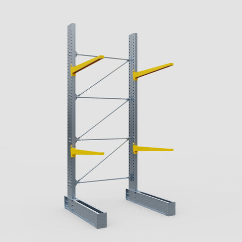 Cantilever Rack - Single Sided - Super Heavy Duty - Powder Coated - Full Bay - Height 4877mm