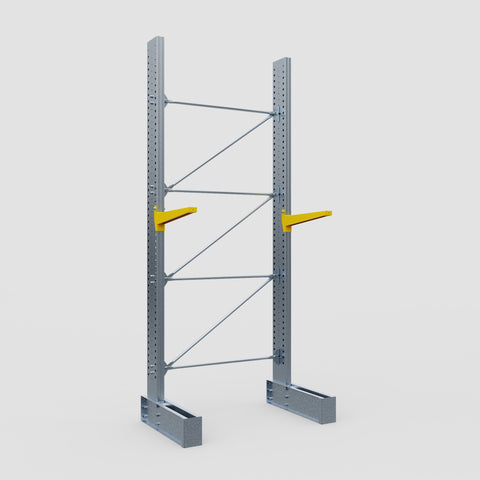 Cantilever Rack - Single Sided - Heavy Duty - Powder Coated - Full Bay - Height 4572mm