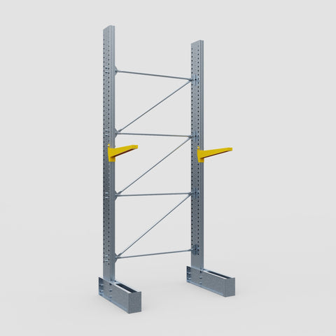 Cantilever Rack - Single Sided - Ultra Heavy Duty - Powder Coated - Full Bay - Height 4877mm