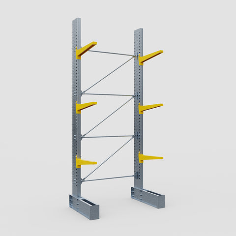 Cantilever Rack - Single Sided - Heavy Duty - Powder Coated - Full Bay - Height 4572mm